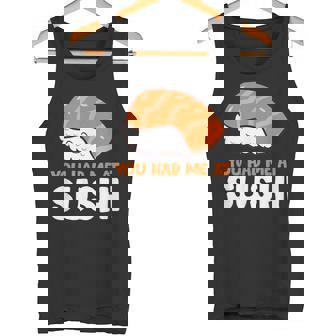 You Had Me At 寿司大好き サーモンにぎり サーモン寿司 タンクトップ - Kawaiitshirt