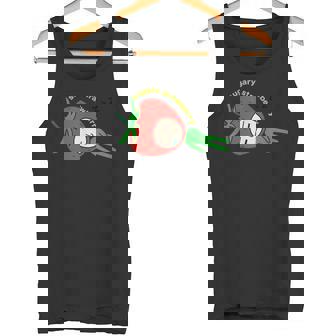 いちごグッズ イチゴイラスト いちご 果物 苺 おもしろ タンクトップ - Kawaiitshirt