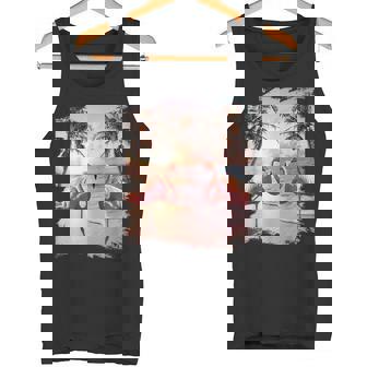 かわいいカラフルなフラミンゴヤシの木 タンクトップ - Kawaiitshirt