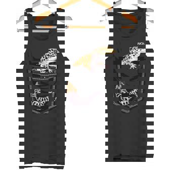 かわいいヒョウゲッコ トカゲ爬虫類 ヒョウ ヤモリのお父さん用 長袖tシャツ タンクトップ - Kawaiitshirt