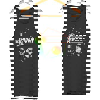 けん玉グッズ ウォーターカラーデザイン タンクトップ - Kawaiitshirt