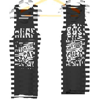 なぜなら私はマスター・ガナリー・サージェント・マジスグだからだ Nco 長袖tシャツ タンクトップ - Kawaiitshirt