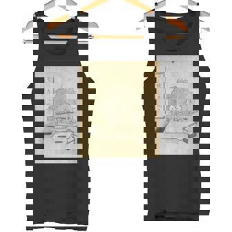 もじやもじや【日本の妖怪シリーズ】 長袖tシャツ タンクトップ - Kawaiitshirt