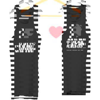 アイ・ラブ・シャンパン タンクトップ - Kawaiitshirt