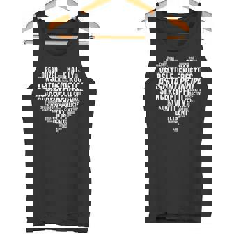 アシスタントプリンシパル ワードクラウド ハート アシスタントプリンシパル タンクトップ - Kawaiitshirt