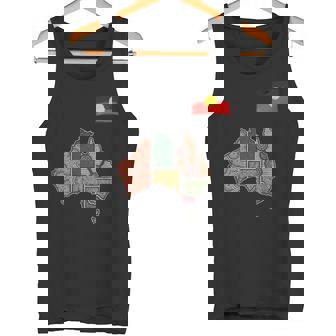 アボリジニ・アート・オーストラリア タンクトップ - Kawaiitshirt