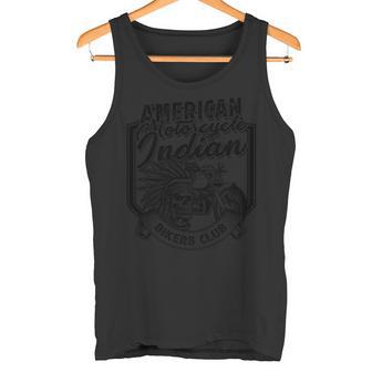 アメリカンモーターサイクル インディアン バイカーズクラブ 先住民 長袖tシャツ タンクトップ - Kawaiitshirt