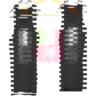 アルバニアのイタリアの愛-アルバニアとイタリア 長袖tシャツ タンクトップ - Kawaiitshirt