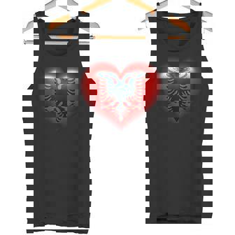 アルバニア国旗 イーグル ダブル レッド アルバニア シュキペ コソボ タンクトップ - Kawaiitshirt