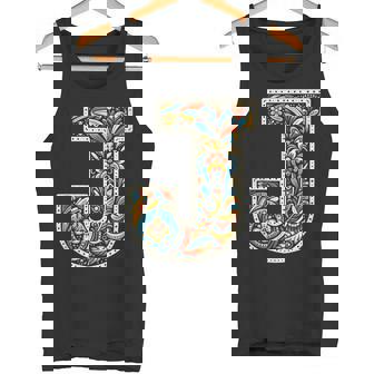 イニシャル 名前 文字 J アルファベット 民芸風 タンクトップ - Kawaiitshirt