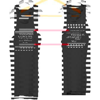 ウィスコンシン州退役軍人への感謝の気持ち タンクトップ - Kawaiitshirt