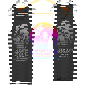 オアフ島ノースショア ハワイお土産サーフィンスタイル タンクトップ - Kawaiitshirt