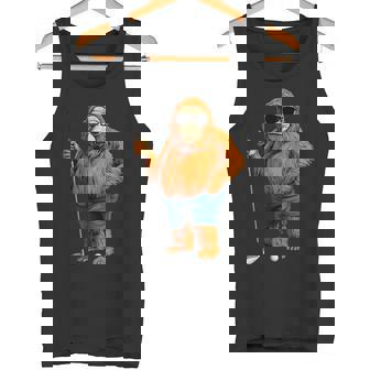 オランウータンゴルファー タンクトップ - Kawaiitshirt