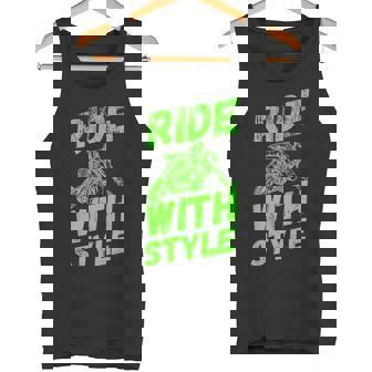 オートバイファンのためのスタイルヴィンテージ引用で乗る タンクトップ - Kawaiitshirt