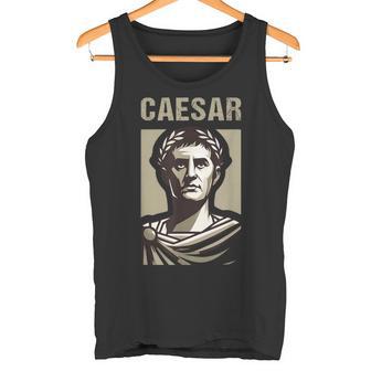 カエサル 古代ローマ ガイウス・ユリウス・カエサル ローマの歴史 タンクトップ - Kawaiitshirt