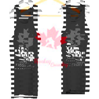 カナダホッケー メープルリーフ アイスホッケー選手 カナダ タンクトップ - Kawaiitshirt