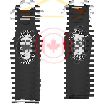 カナダ国旗tシャツ、カナダのtシャツ、カナダ国旗、カナダ地図 タンクトップ - Kawaiitshirt