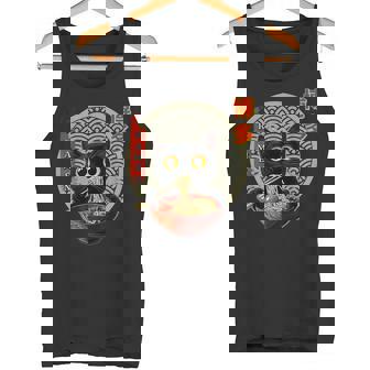 カワイイ猫とラーメン 博多 日本アニメヌードル文化 タンクトップ - Kawaiitshirt