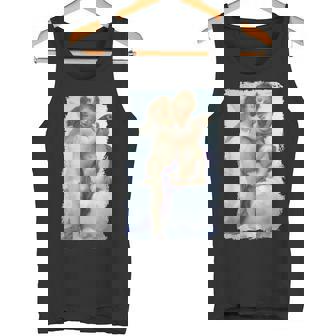 キスエンジェルズ ファーストキス 絵画 天使 キス キューピッド ラブ タンクトップ - Kawaiitshirt