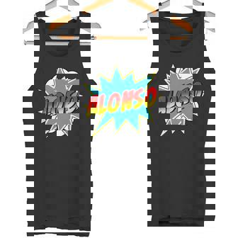 キッズ 男の子 アロンソ 名前 コミック 本 スーパーヒーロー タンクトップ - Kawaiitshirt