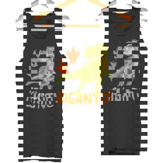ギガントサウルス、最大の恐竜-カラフルで楽しいデザイン タンクトップ - Kawaiitshirt