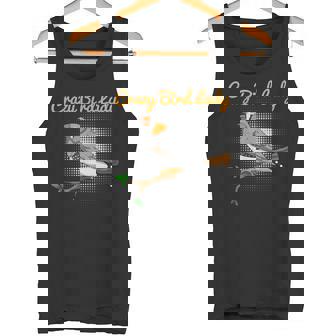 クレイジーバードレディキンカチョウ鳥類学 タンクトップ - Kawaiitshirt
