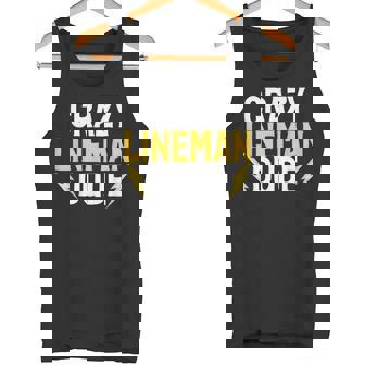 クレイジーラインマンデュードラインマン タンクトップ - Kawaiitshirt