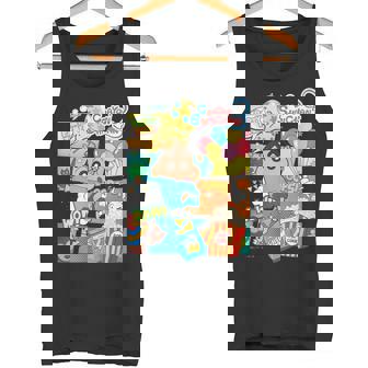 クレヨンしんちゃん アメコミ風のしんちゃん パーティタイム タンクトップ - Kawaiitshirt