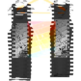 クレーン オペレーター 重機 おもしろい 建設 クレーン タンクトップ - Kawaiitshirt