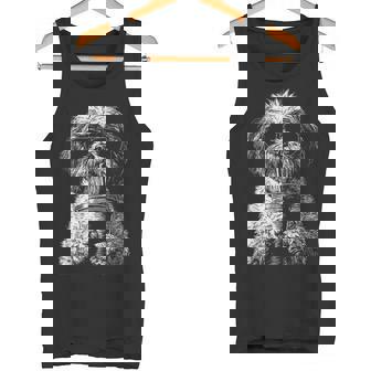 クールシーズードリンクアイスコーヒーファニードッグミームy2kグランジ タンクトップ - Kawaiitshirt