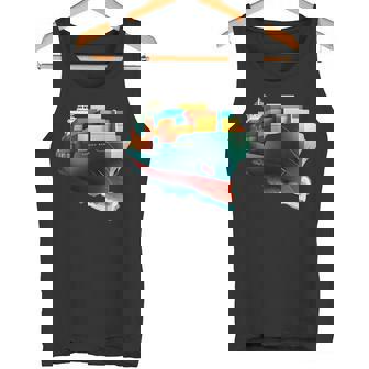 コンテナ輸送機船 タンクトップ - Kawaiitshirt