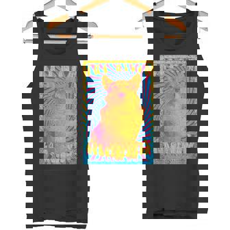 コーギードッグファニーサイケデリック1960年代ウェルシュコーギーペンブローク タンクトップ - Kawaiitshirt