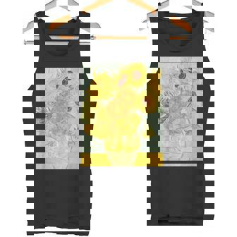 ゴッホのひまわりアートアーティスト向け タンクトップ - Kawaiitshirt