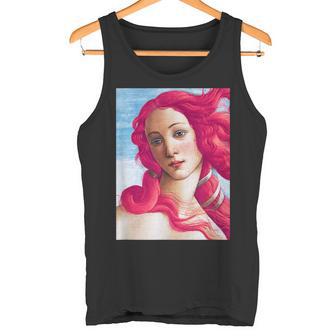 サンドロ・ボッティチェリ作 ピンクの髪の金星 タンクトップ - Kawaiitshirt