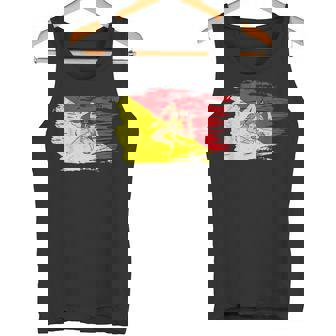 シチリア国旗 シチリア州パレルモ イタリア タンクトップ - Kawaiitshirt