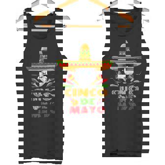 シンコ・デ・マヨ シンコ・デ・マヨのシベリアン・ハスキーの面白い犬 タンクトップ - Kawaiitshirt