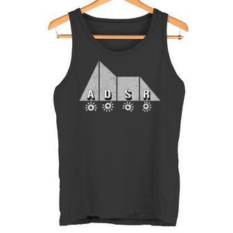 シンセサイザーadsrシンセキックドラムdaw 長袖tシャツ タンクトップ - Kawaiitshirt