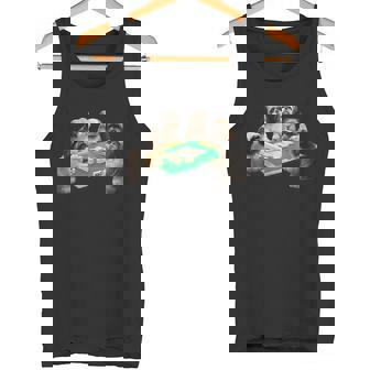 シーズー イヌ 麻雀 面白いtシャツ 犬 文字入り メンズ おもしろ 面白い 服 おもしろグッズ ネタ 雀士 タンクトップ - Kawaiitshirt