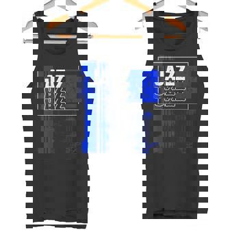 ジャズミュージシャンブルーシート ミュージックブルーノート タンクトップ - Kawaiitshirt