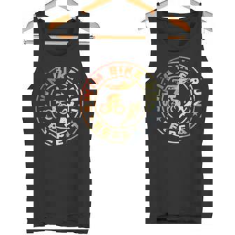 スイム・バイク・ラン・リピート レトロヴィンテージ トライアスリート・トライアスロン用 タンクトップ - Kawaiitshirt