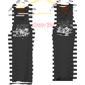 スクリームチーム ホラー映画 長袖tシャツ タンクトップ - Kawaiitshirt