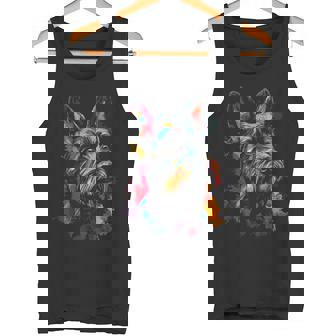 スコティッシュ・テリア 犬 グラフィック ペット アートワーク スコティッシュ・テリア タンクトップ - Kawaiitshirt