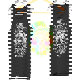 スタンダードプードル 犬 聖パトリックデー アートワーク タンクトップ - Kawaiitshirt