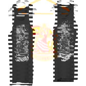 スペイン フラメンコ セビリア アンダルシア バルセロナ タンクトップ - Kawaiitshirt