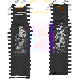 セクシーガールedmシャツメンズ–セクシーブロンドdjレイブ タンクトップ - Kawaiitshirt