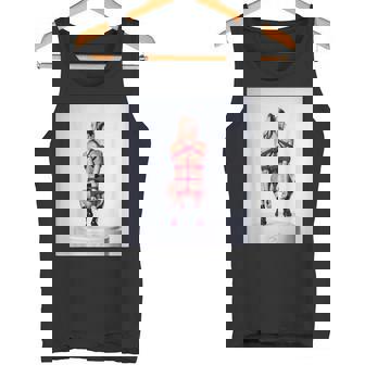 セクシーガールグラフィックtシャツ シバリロープのセクシーなピンナップガール タンクトップ - Kawaiitshirt