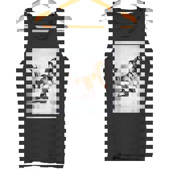 セクシーガールグラフィックtシャツ マスクのセクシーなファッションモデル タンクトップ - Kawaiitshirt