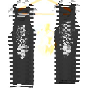 セントバーナード 犬 グラフィック ペット アートワーク セントバーナード タンクトップ - Kawaiitshirt