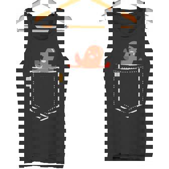 タコ ウインナー タコ 勝者 食べ物 イラスト ポケット デザイン かわいい 面白い 長袖tシャツ タンクトップ - Kawaiitshirt