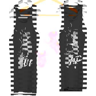 タップダンサー レトロフラワー タップダンサーデザイン タップダンス タンクトップ - Kawaiitshirt